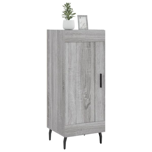 vidaXL Sideboard Grau Sonoma 34,5x34x90 cm Holzwerkstoff