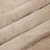 vidaXL &Uuml;berwurfdecke Beige 240 x 270 cm Fleece