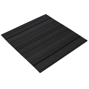 vidaXL Teppichfliese Gestreift Hellgrau 50 x 50 cm 20 pcs
