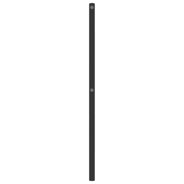 vidaXL Ersatz-Kopfteil Metall Schwarz 90 cm