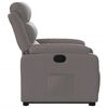 vidaXL Relaxsessel mit Aufstehhilfe Taupe Stoff