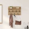 vidaXL Wandmontierter nachttisch Artisan-Eiche 60 x 40 x 12 cm