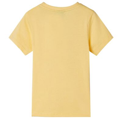 Kinder-T-Shirt Gelb 92