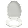 vidaXL Toilettensitz mit Absenkautomatik und Quick-Release-Design Wei&szlig;