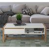Trendteam Couchtisch Dakota Wei&szlig; und Artisan Eiche