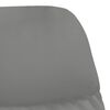 vidaXL Relaxsessel mit Hocker Grau Kunstleder