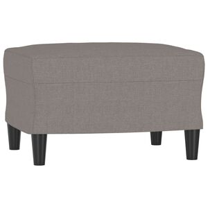 vidaXL Fu&szlig;hocker Taupe 60x50x41 cm Stoff