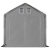 vidaXL Lagerzelt Stoff PVC 4x8 m Grau