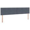 vidaXL Aufbewahrungsbett mit Matratze Dunkelgrau 200 x 200 cm Samt