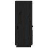 vidaXL Highboard Schwarz 34x40x108,5 cm Massivholz Kiefer