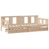 vidaXL Tagesbett mit Schubladen 90x190 cm Massivholz Kiefer