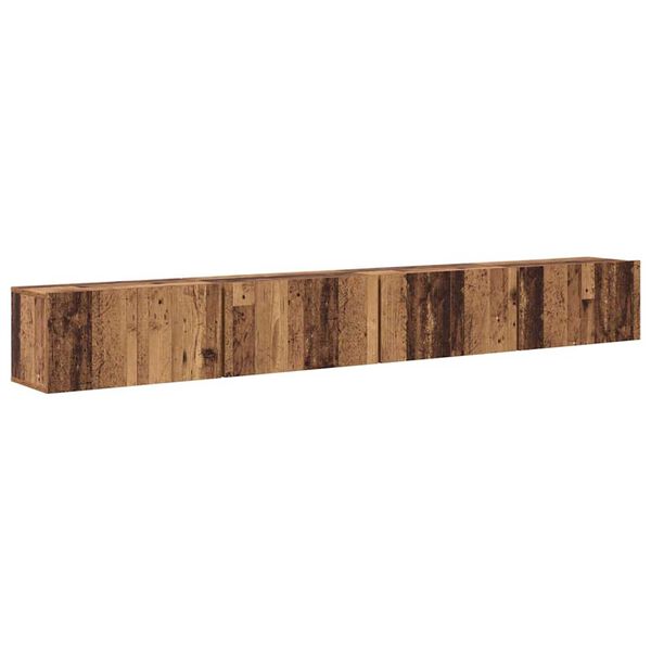vidaXL TV-Schrankset 4 pcs Altholz 60 x 30 x 30 cm Holzwerkstoff