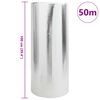 vidaXL Heizk&ouml;rper-Reflektorfolie Silber 50 x 1 m Polyethylen