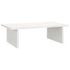 vidaXL Monitorst&auml;nder Wei&szlig; 50x27x15 cm Massivholz Kiefer