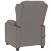 vidaXL Massagesessel Taupe Stoff