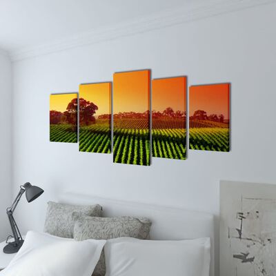 Bilder Dekoration Set Landwirtschaft 100 x 50 cm