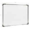 vidaXL Magnetisches Whiteboard Wei&szlig; 70 x 50 cm Stahl