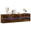 vidaXL TV-Wandschrank mit LED R&auml;uchereiche 180x31x45 cm