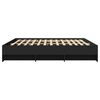 vidaXL Bettgestell ohne Matratze Schwarz 180x200 cm Holzwerkstoff