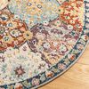 vidaXL Teppich ARBIZU Indoor und Outdoor Vintage-Design &Oslash; 120 cm