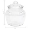 vidaXL Vorratsgl&auml;ser 6 Stk. 500 ml Glas