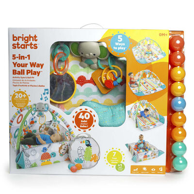 Bright Starts 5-in-1 Aktivitätsspielzeug + Bällebad Your Way Ball
