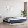 vidaXL Bettgestell ohne Matratze Blau 200x200 cm Stoff