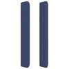 vidaXL Kopfteil mit Ohren Blau 147x16x118/128 cm Stoff
