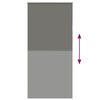 vidaXL Verdunkelungsrollo Grau 105x230cm Stoffbreite 100,7cm Polyester