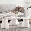 vidaXL Couchtisch 3 pcs Wei&szlig;