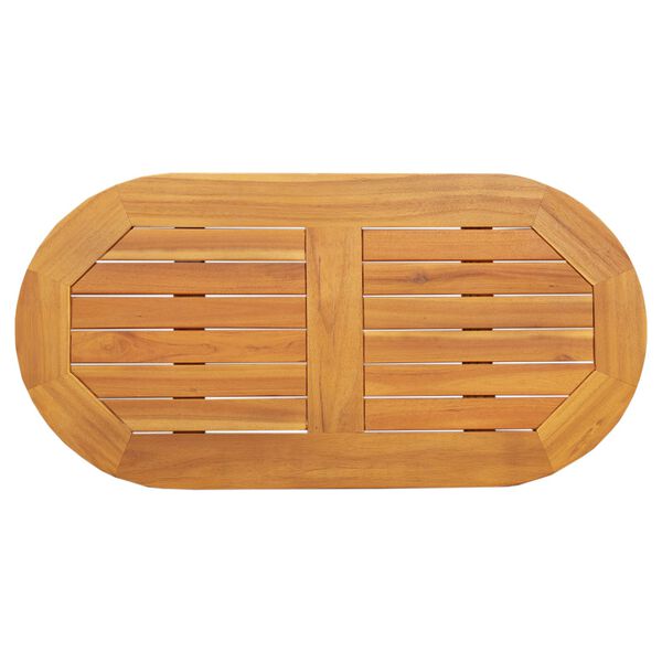 vidaXL Tischplatte &Ouml;l-Natur 80 x 40 x 2 cm Massivholz Akazie