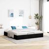vidaXL Ottoman-Bett ohne Matratze Schwarz 180x200 cm Stoff