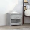 vidaXL Nachttisch Grau Sonoma 40x30x39 cm Holzwerkstoff