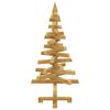 vidaXL Weihnachtsb&auml;ume mit St&auml;nder Braun 90 cm Massivholz Kiefer