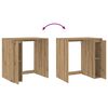 vidaXL Waschmaschinen-Schrank mit T&uuml;r Artisan-Eiche 87 x 60 x 89 cm