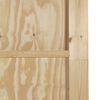 vidaXL Schiebet&uuml;r ORKDAL Braun 86 x 211 cm Massives Kiefernholz