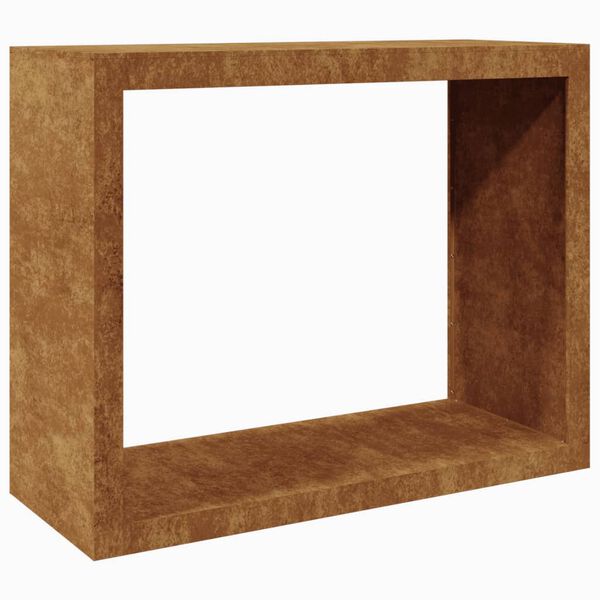 vidaXL Brennholzregal 100x40x80 cm Wetterfester Stahl
