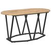 vidaXL Couchtisch Artisan-Eiche 80 x 40 x 40.5 cm Sperrholz und Metall