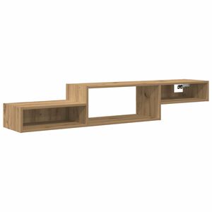 vidaXL Wandmontierter TV-Schrank Wandhalterung Artisan-Eiche