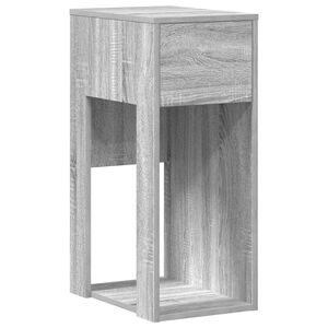 vidaXL Computerschrank mit Schublade Grau Sonoma 30x44x74 cm