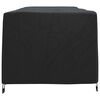 vidaXL Loungerh&uuml;lle Uni Schwarz 74 x 210 x 40 cm Stoff