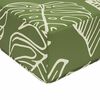 vidaXL Sofakissen f&uuml;r drau&szlig;en 3 pcs Blattdesign Polyester
