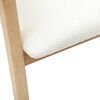 vidaXL Esszimmerst&uuml;hle 2 pcs Natur 54 x 57 x 73 cm Massives Gummiholz