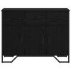 vidaXL Sideboard Schwarz Eichen-Optik 97 x 32,5 x 74,5 cm