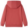 Kinder-Kapuzenpullover Dunkelrot 104