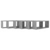 vidaXL W&uuml;rfelregale 6 Stk. Betongrau 60x15x23 cm Holzwerkstoff