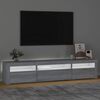 vidaXL TV-Schrank mit LED-Leuchten Grau Sonoma 195x35x40 cm