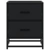 vidaXL Nachttische 2 Stk. Schwarz 40x31x50 cm Holzwerkstoff