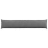 vidaXL Sofakissen 2 St&uuml;ck Dunkelgrau 200 x 40 cm Stoff