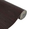 vidaXL Paravent Dunkelbraun Breite 600 cm H&ouml;he 165 cm Bambus